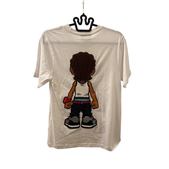 Official Boondocks Signature White 3D Riley Shirt Size Small - Picture 2 of 5